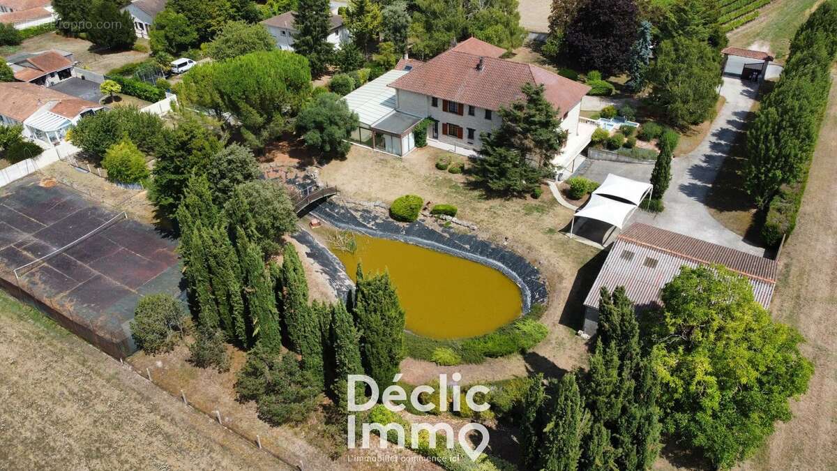 Maison d'exception de 424 m²  Parc arboré  Piscine accessible depuis le salon  Viager occupé  Secteur  Barret - Barbezieux-S - photo 15