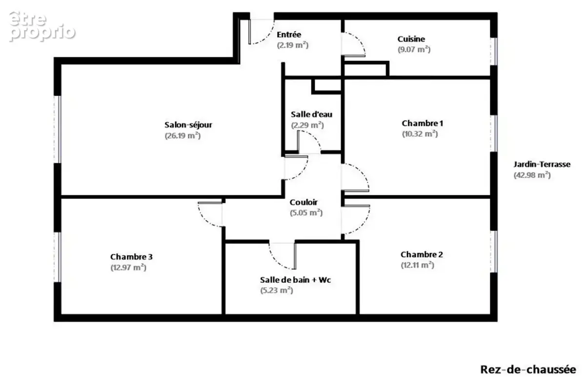 Bureaux pour profession liberale avec terrasse  jardin et parking - photo 12