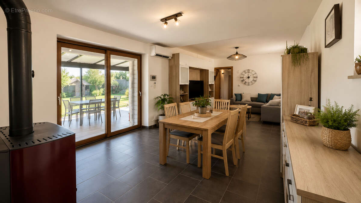 Longère de plain-pied au calme véranda, 3 chambres - photo 3