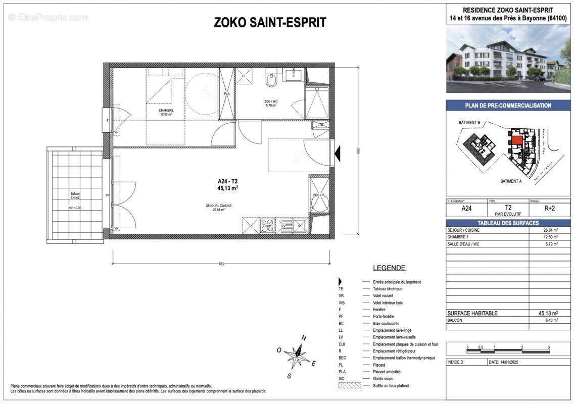 Appartement à BAYONNE