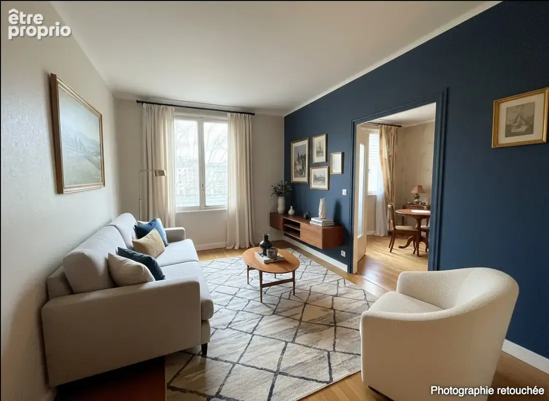 Appartement T4 de 94 m2, quai de Saône, Lyon 5 - photo 2