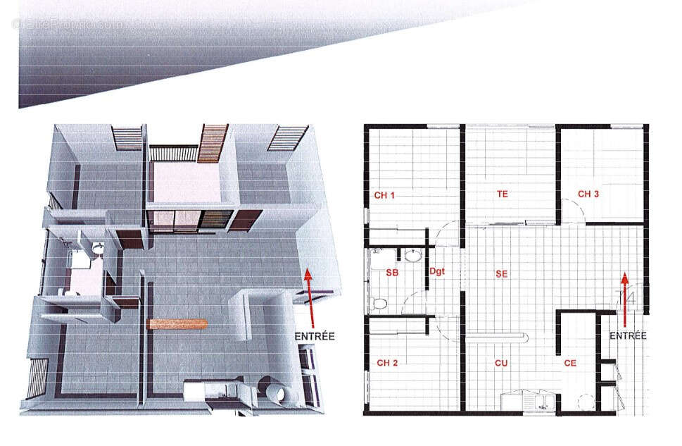 Appartement T4 Secteur Montabo superficie 76.72 m2 - photo 5