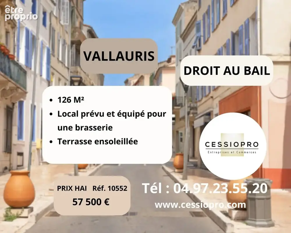 Commerce à VALLAURIS