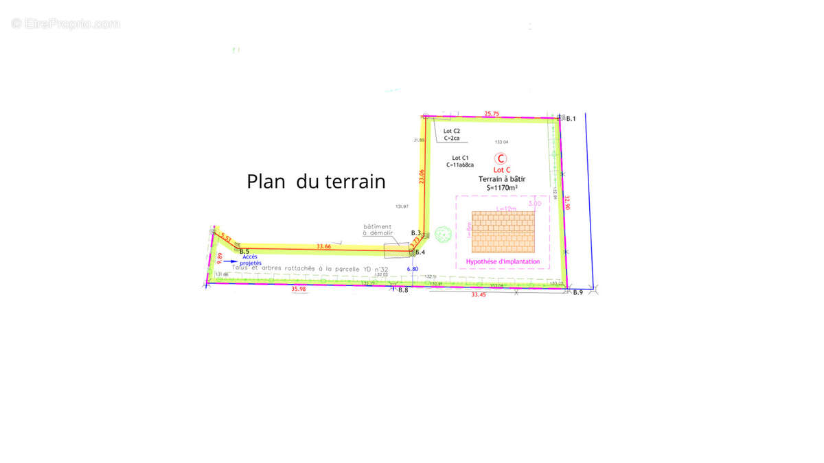 Terrain 1170 m² à Flancourt-Catelon  - photo 3