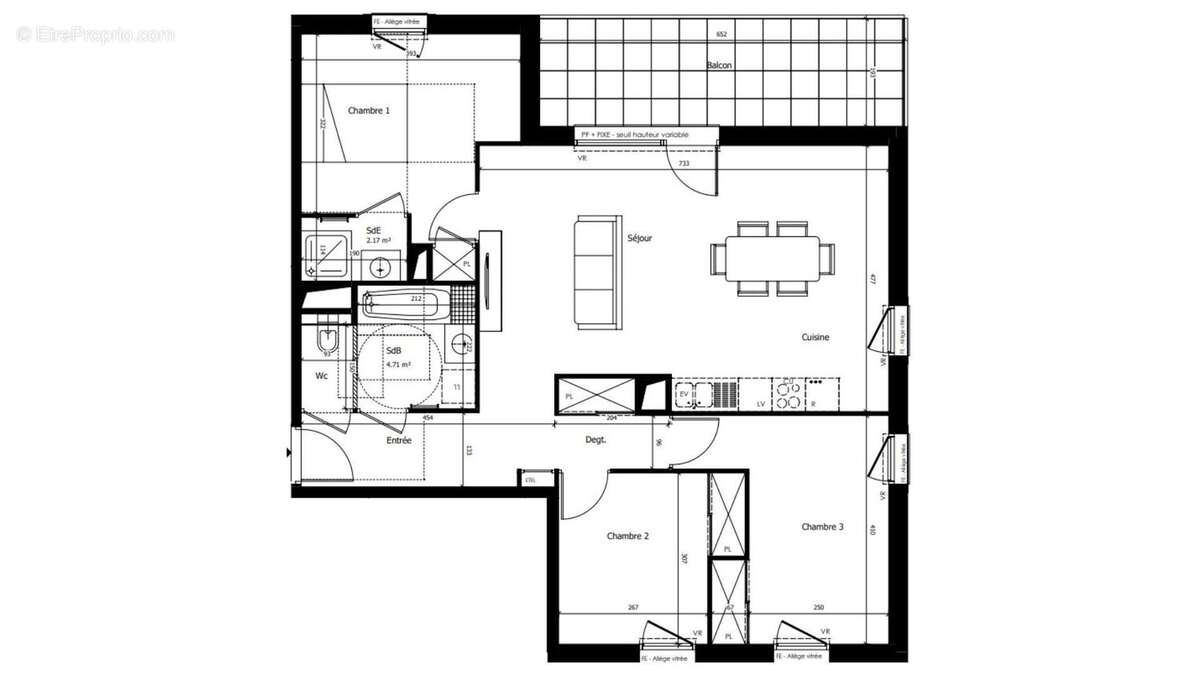 Appartement 85 m² à La Roche-Sur-Foron  - photo 4