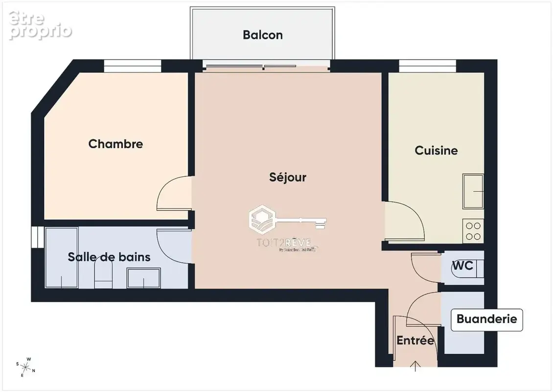 CAMBO-LES-BAINS - T2 41 m² avec balcon et parking - photo 11