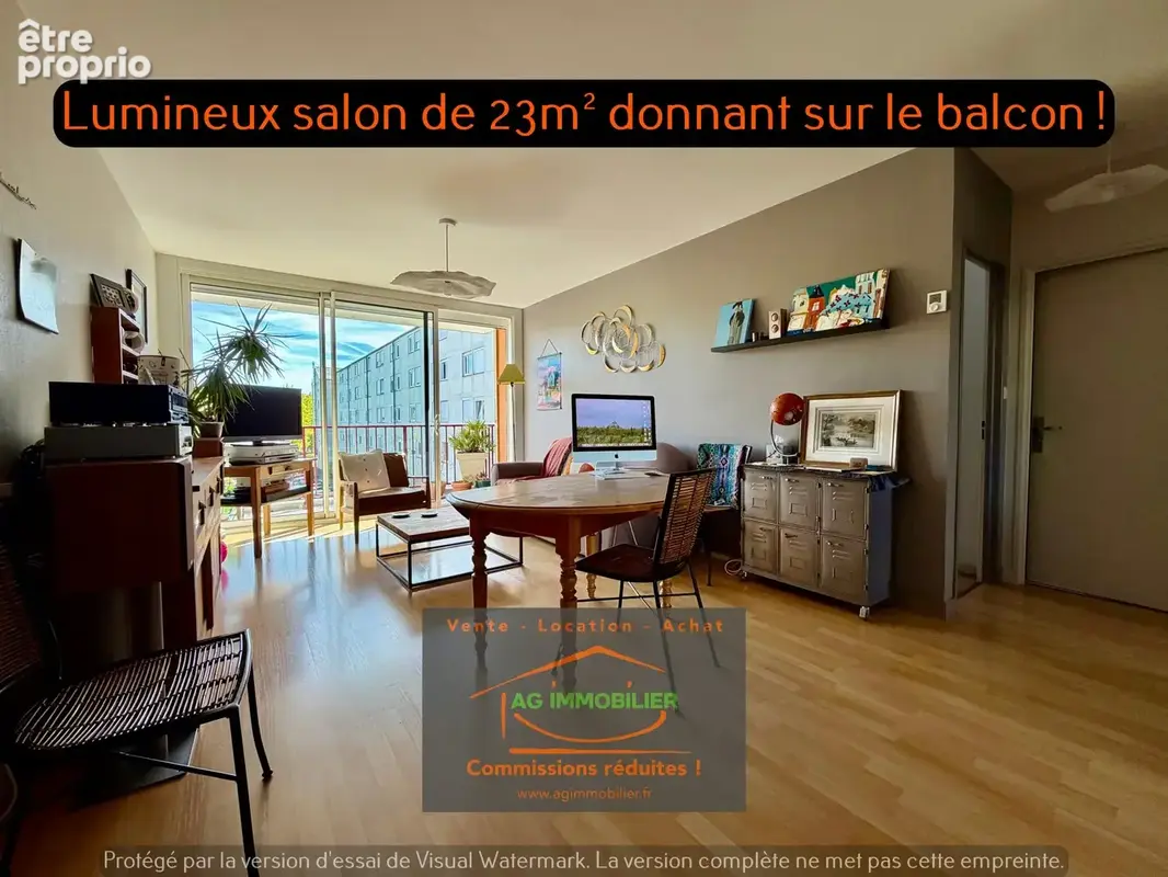 Appartement 3 pièces 64 m² à vendre à Rennes (35200) - photo 2