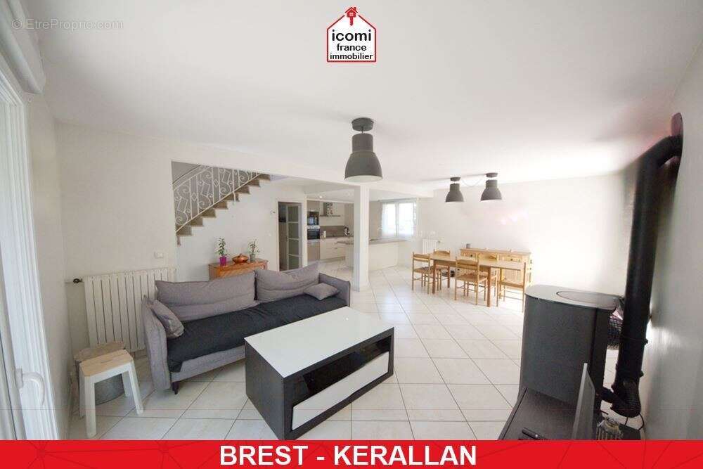 Finistere - brest (29200) - a vendre - maison 140m2 - 5 chambres - garage double - 1500 m2 de terrain - chaudiere de 2020 - poel - photo 3