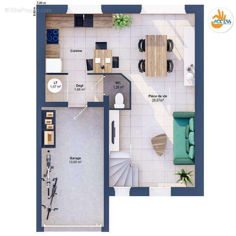 Maison 5 pièces 73 m2 - photo 6