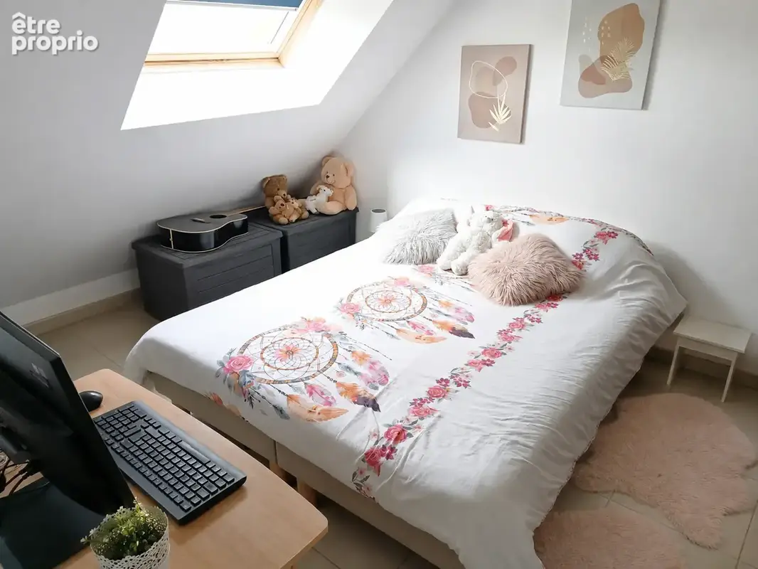 A vendre   64m2 sol - appartement t3 en centre de queven - photo 3