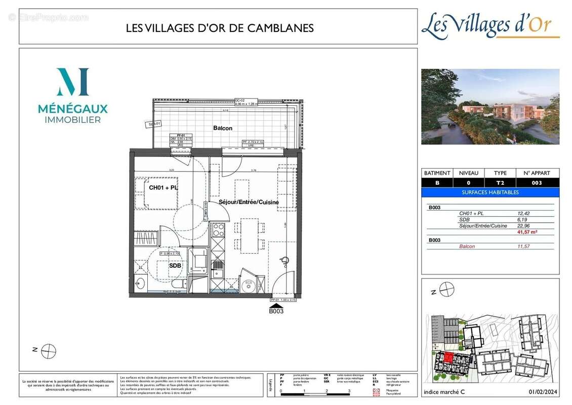 Appartement à CAMBLANES-ET-MEYNAC