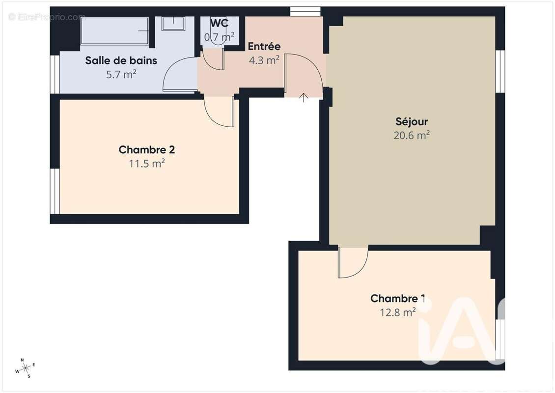 Appartement 55 m² à Saint-Simeon  - photo 2