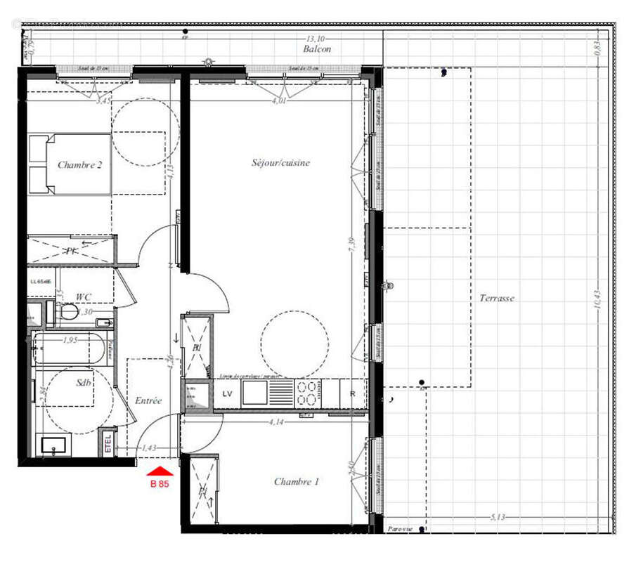 Appartement à ISSY-LES-MOULINEAUX