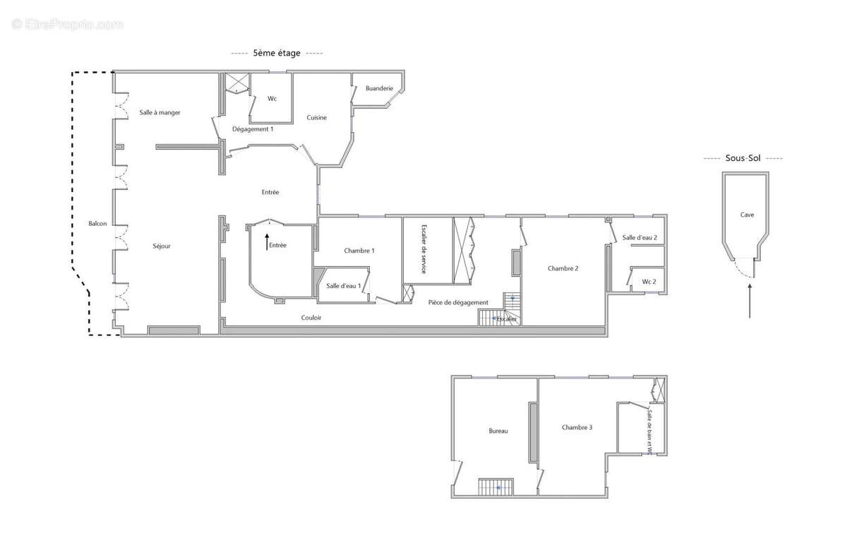 Appartement à PARIS-17E