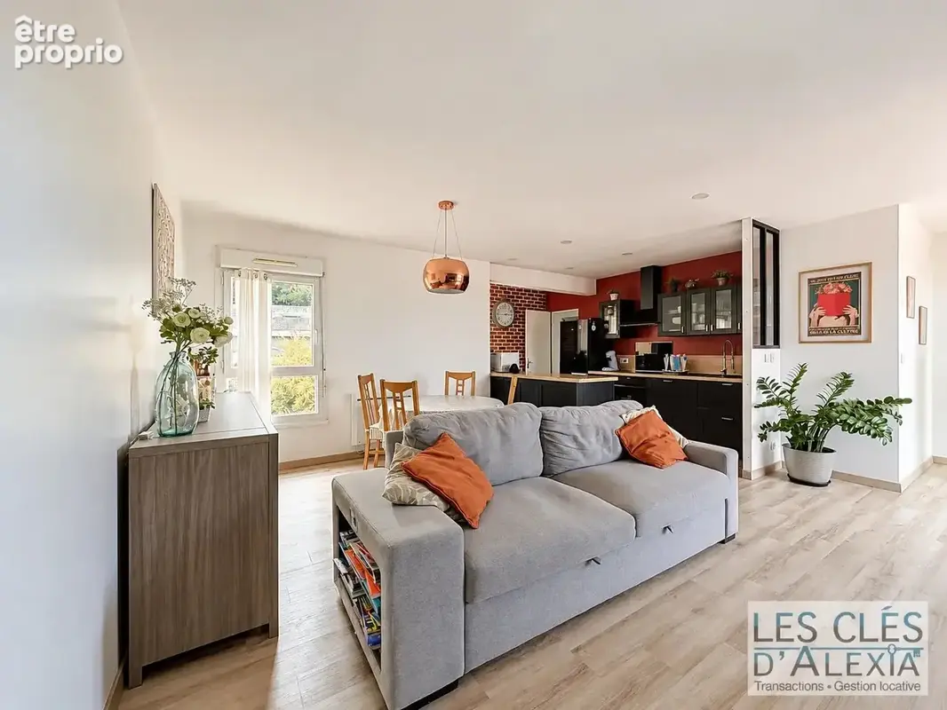 Appartement t4 de 88 m² avec terrasse de 45 m² – irigny - photo 1