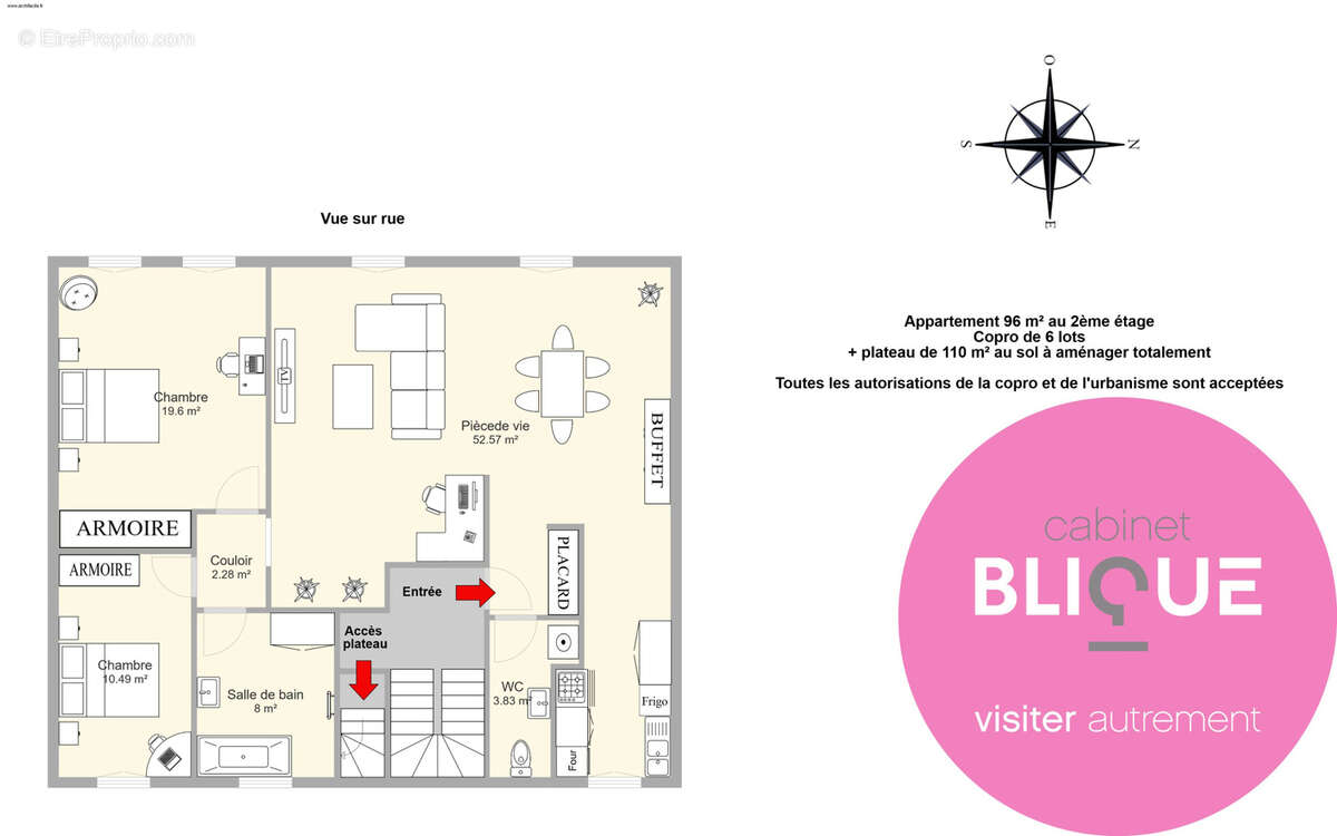 Appartement à MALZEVILLE