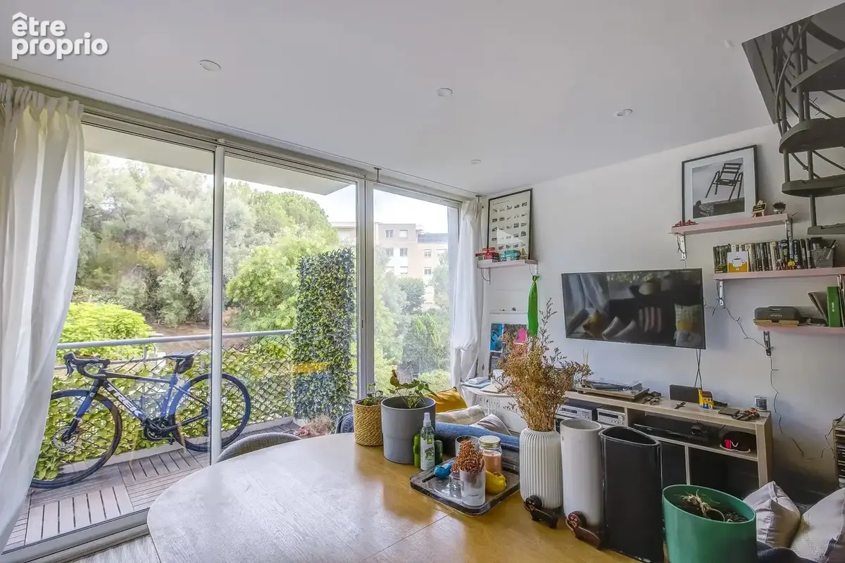 Nice corniche fleurie – duplex 2 pièces de 49,56 m² – terrasse – parking - photo 3