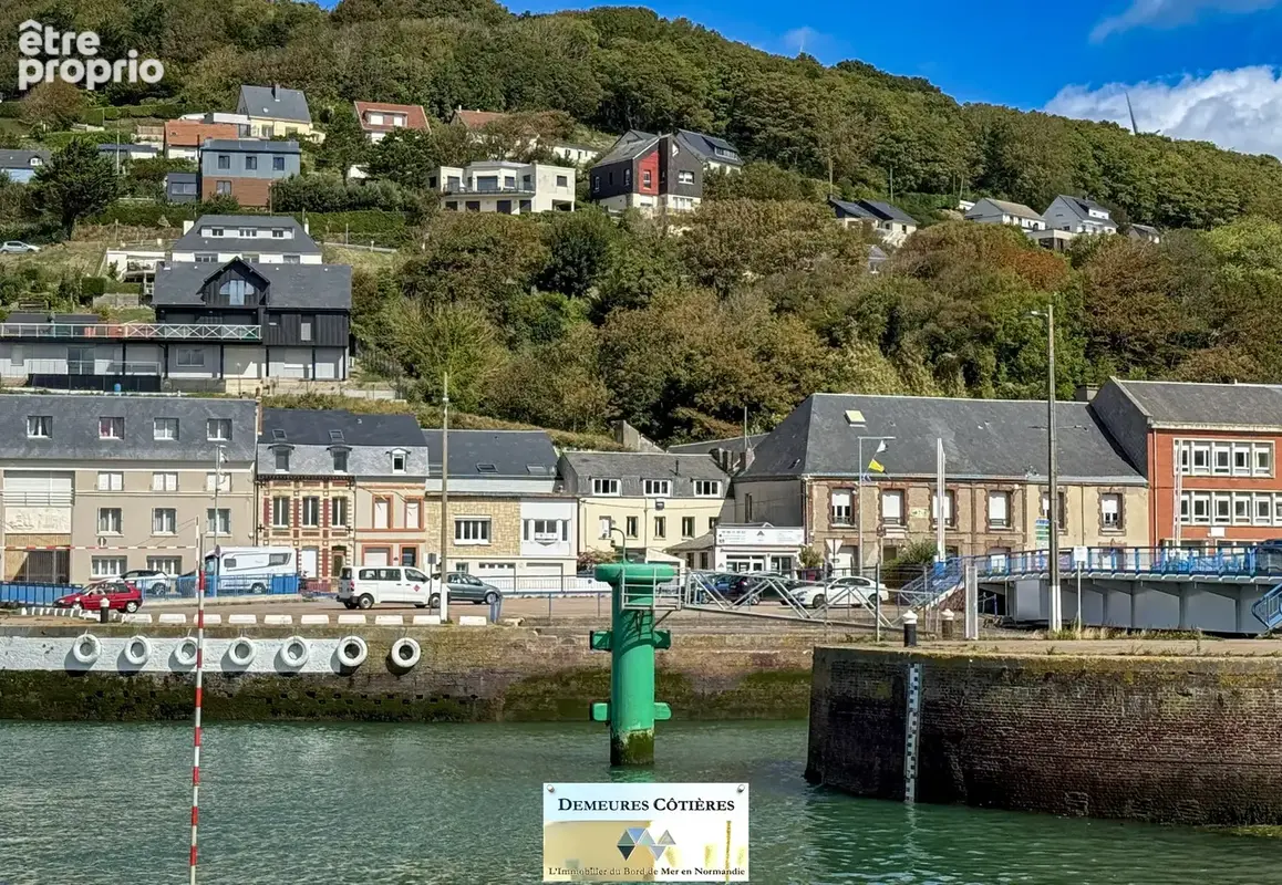 Fécamp   côte de la vierge   panorama sur la mer, le port et la ville - photo 2