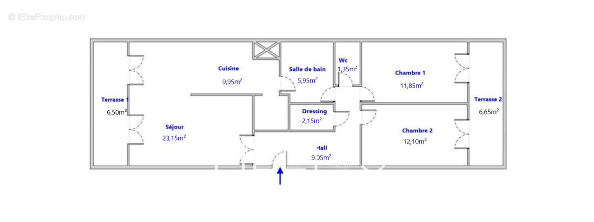 Appartement à MARSEILLE-3E