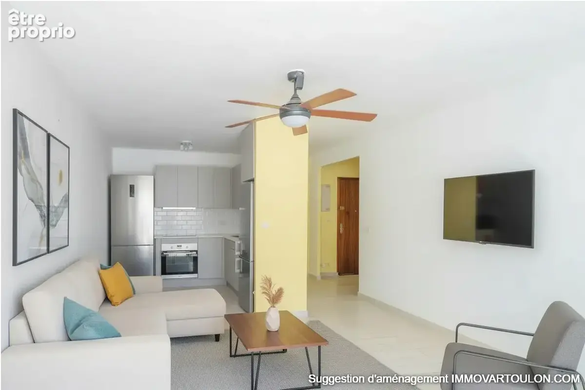 Appartement en RDC 2 pièces avec terrasse et stationnement, proche du centre du village Saint-Mandrier - photo 3
