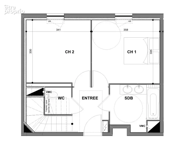 Appartement 4 PIECES  DUPLEX 81.84m2 - photo 14