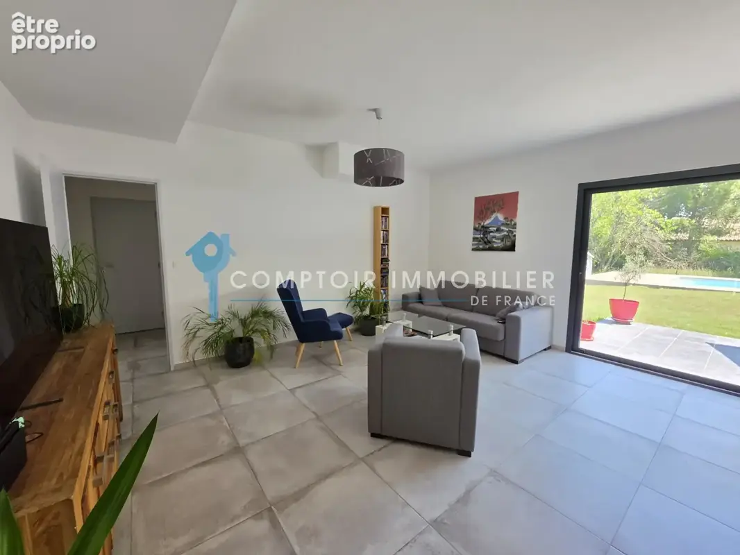 Dépt Hérault (34) - Saint André de Sangonis - À vendre - Villa T4, 105m2, terrain 1017 m2, terrasse, garage - photo 7