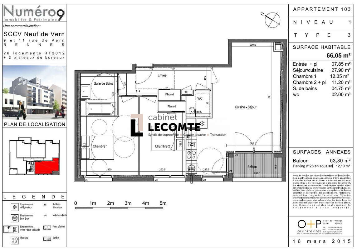 Appartement à RENNES