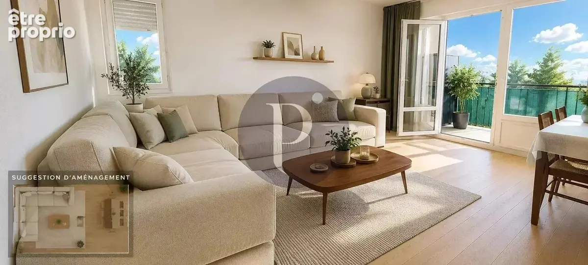 Antony - Résidence La Bièvre, appartement 3 pièces de 62 m² - Vue dégagée - photo 3