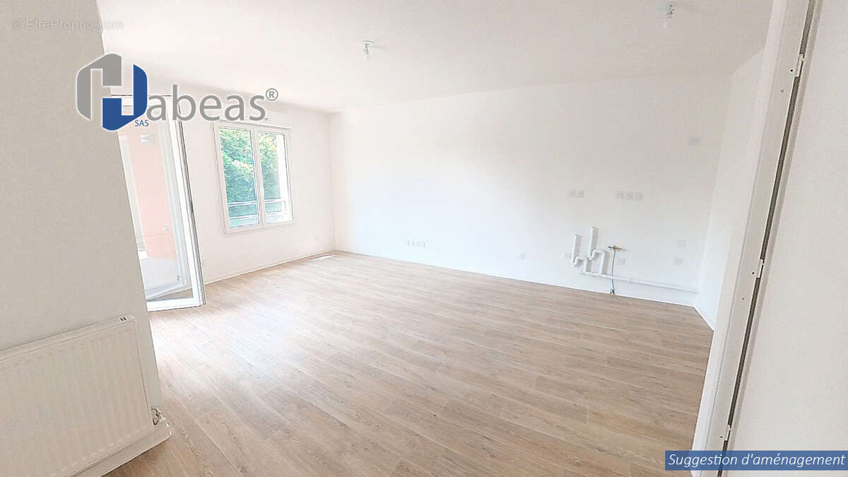 Appartement T3 de 62,53m² avec 2 parkings  et terrasse couverte de 7m² - photo 5