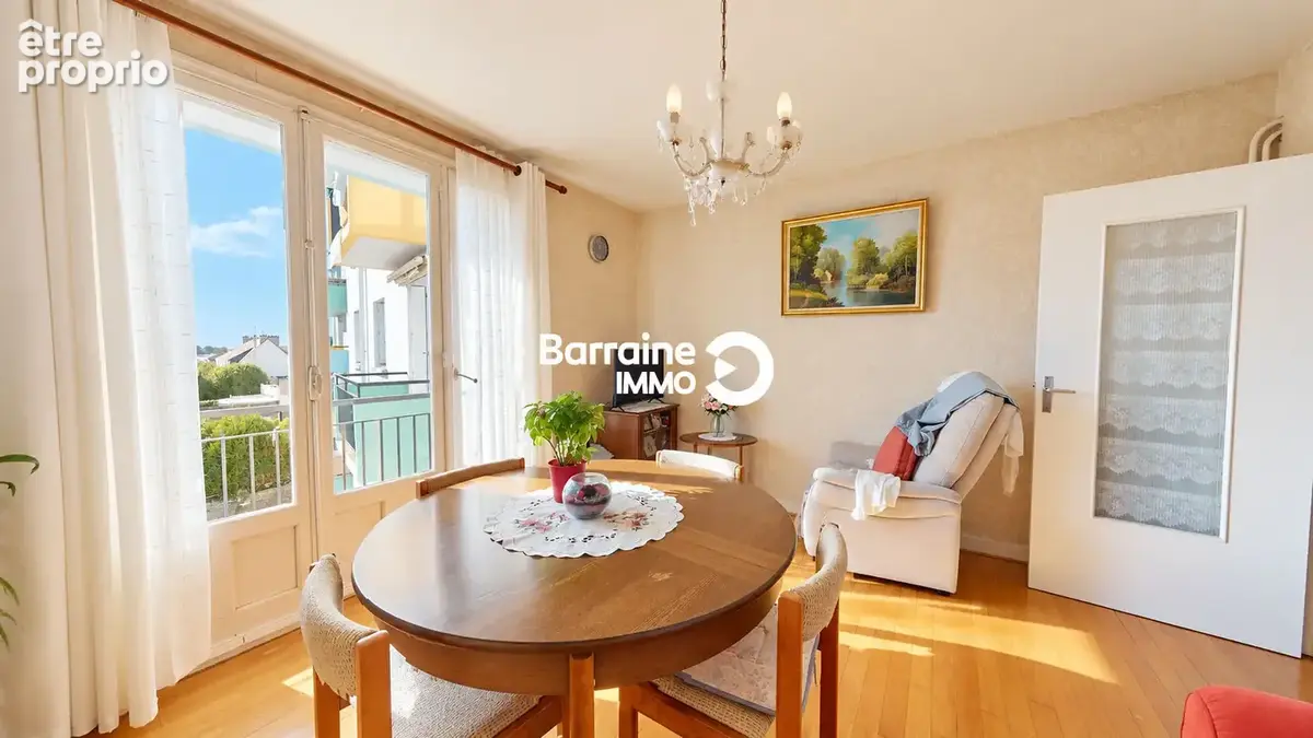 Appartement 3 pièces lumineux à vendre à Lorient, rare sur le marché - photo 3