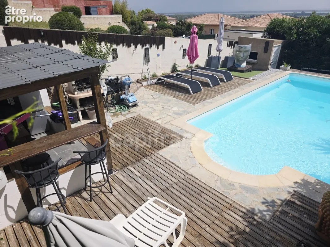 Vue mer – Villa d’architecte avec piscine – 6 pièces – Hauteurs de Biguglia - photo 2