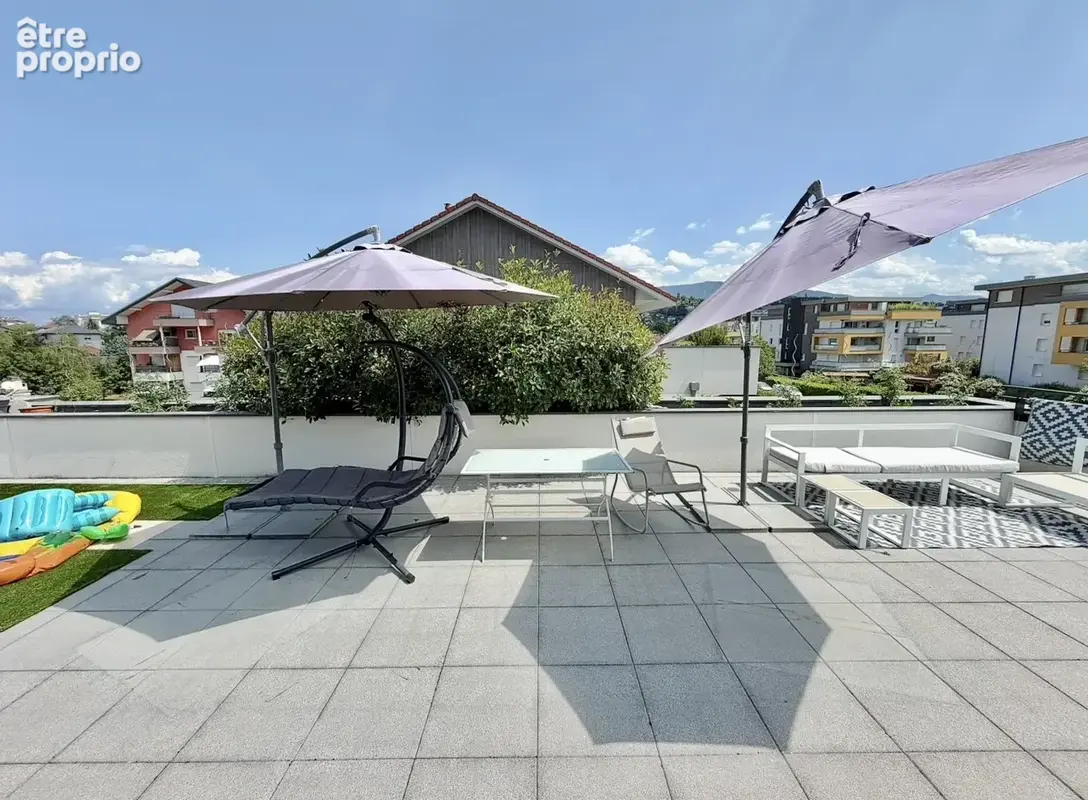 Magnifque attique sur la commune de vetraz monthoux avec grande terrasse garage double et parking prive - photo 15