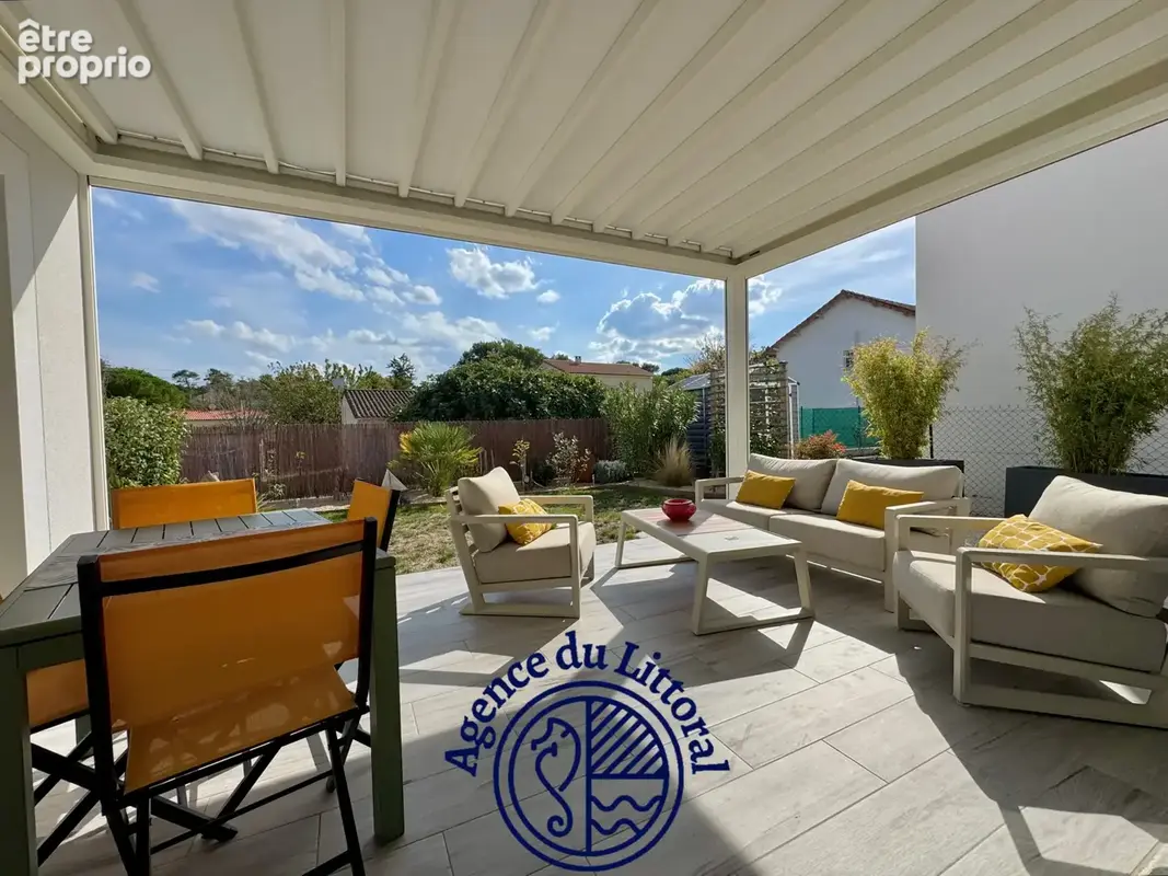 Meschers Sur Gironde maison neuve sur deux niveaux avec jardin - photo 4