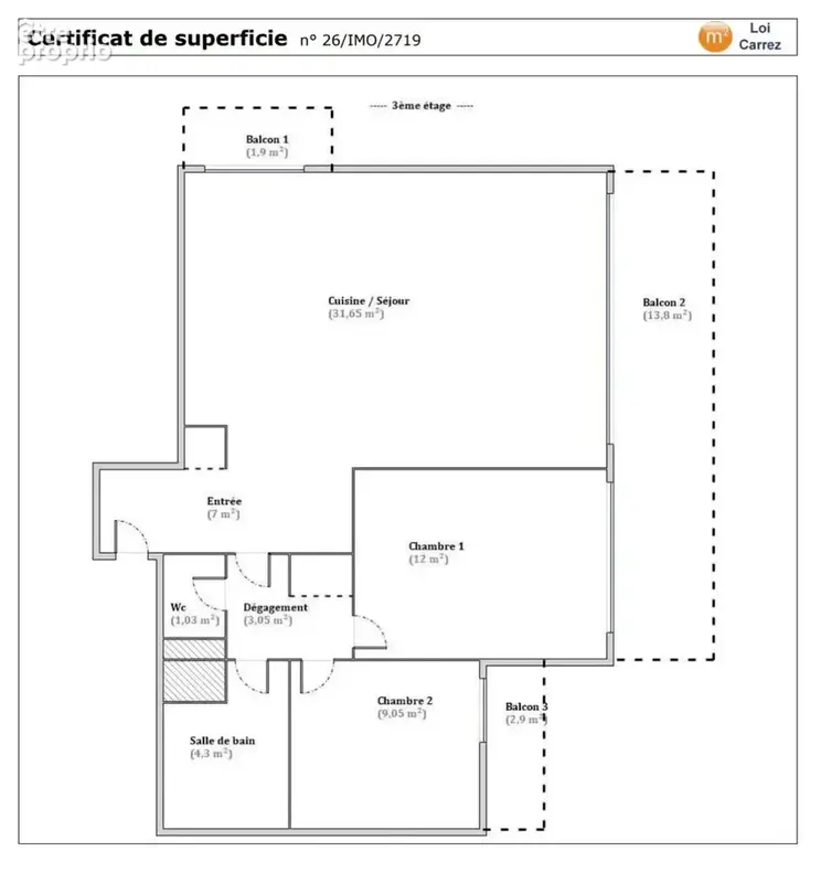 Appart 3 pièces avec piscine et vue panoramique - photo 13