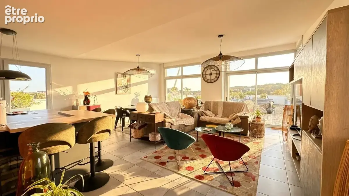 ANGLET  Attique d'exception de 100 m2  avec terrasse panoramique de 244 m² - photo 5
