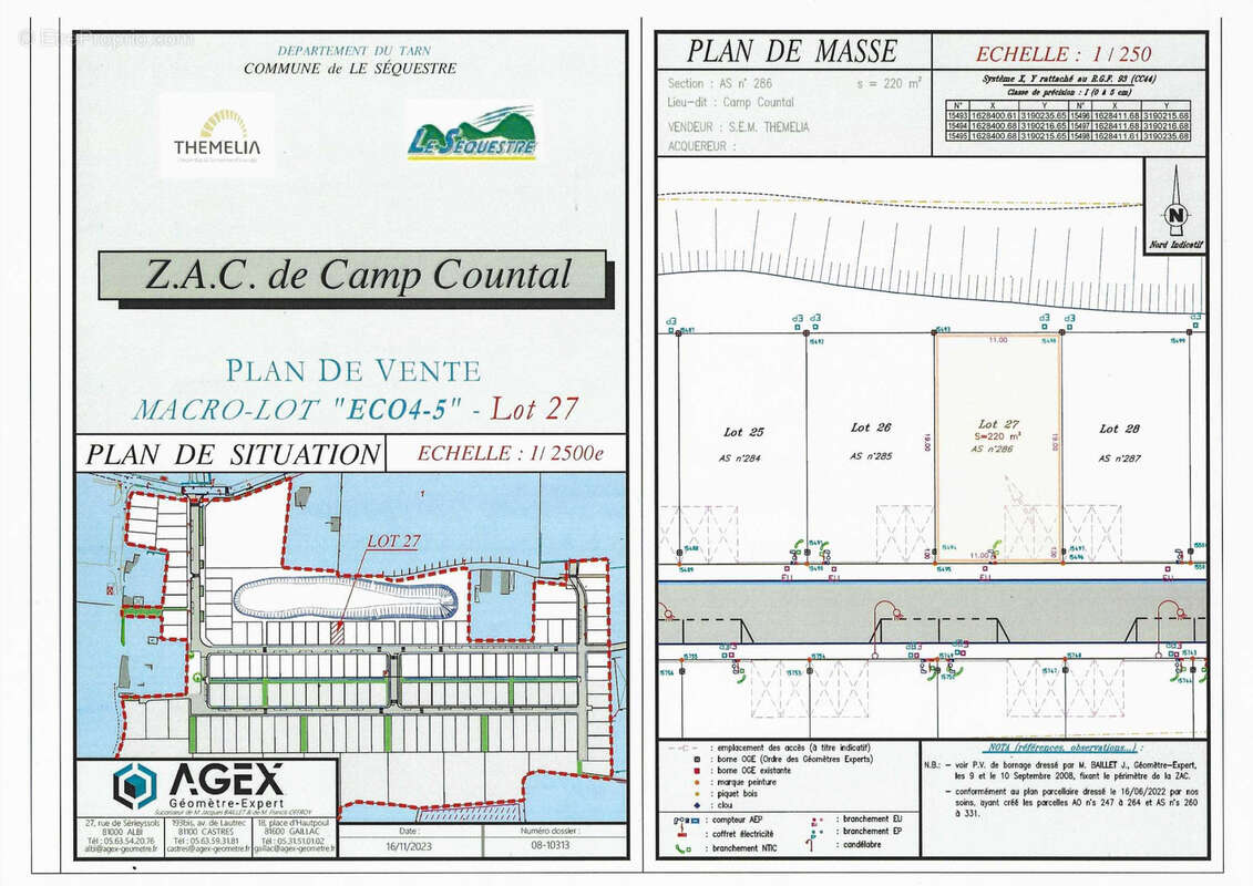 Terrain à LE SEQUESTRE