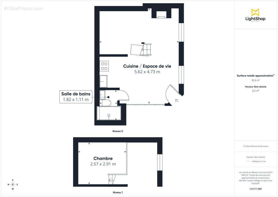 Appartement à PARIS-20E