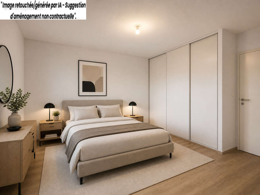 Appartement T3 64m2 avec grand balcon et 2 PK en S-SOL  à vendre - photo 4