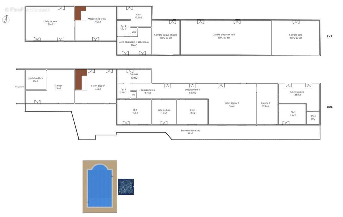 Maison 263 m² à Massay  - photo 3