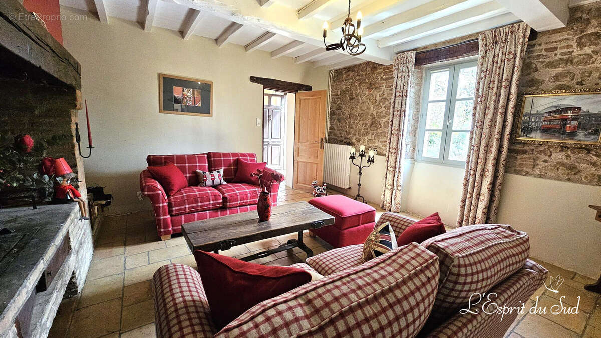 Le petit salon - Maison à SALVAGNAC