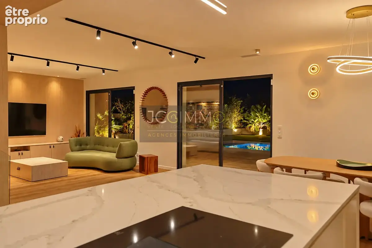 Villa contemporaine neuve   150 m2   terrain 1 200 m2   piscine   vendue entièrement meublée - photo 10