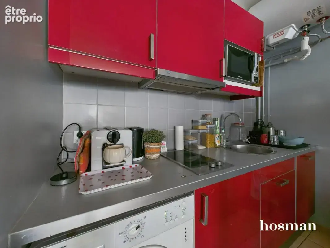 Studio meublé de 29 m² - Quartier Gambetta - Rue de la Cour des Noues, Paris 20e - photo 5