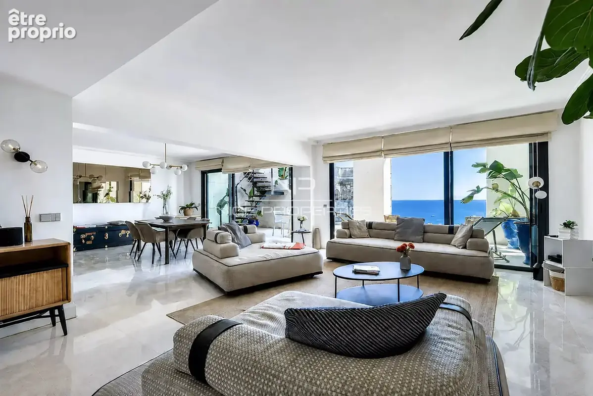 Nice – Cap de Nice – Palais Maeterlinck – duplex – vue mer – vue panoramique – terrasse – jardin privatif – accès mer – résidenc - photo 3