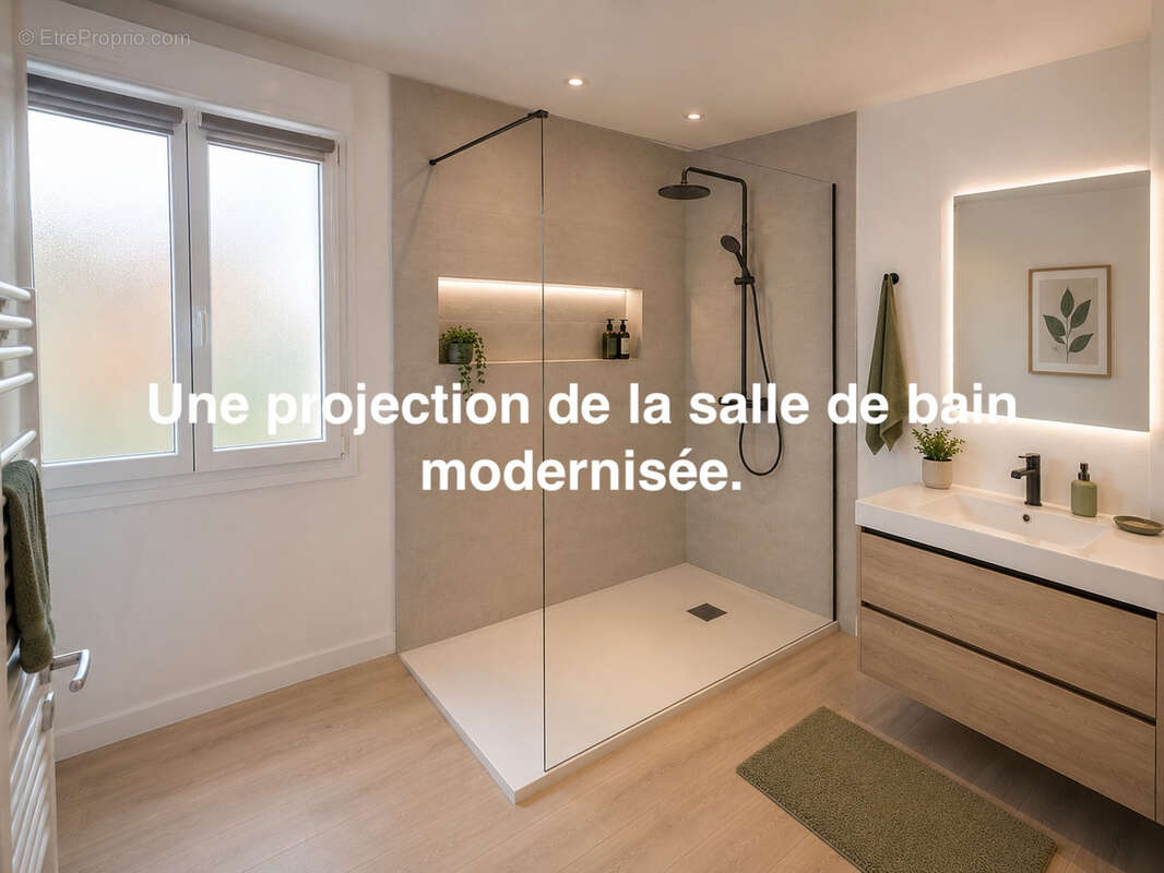 Petite-Synthe centre: maison de ville, pièce de vie de 50m2, 3 chambres, dressing, jardin et garage. - photo 10