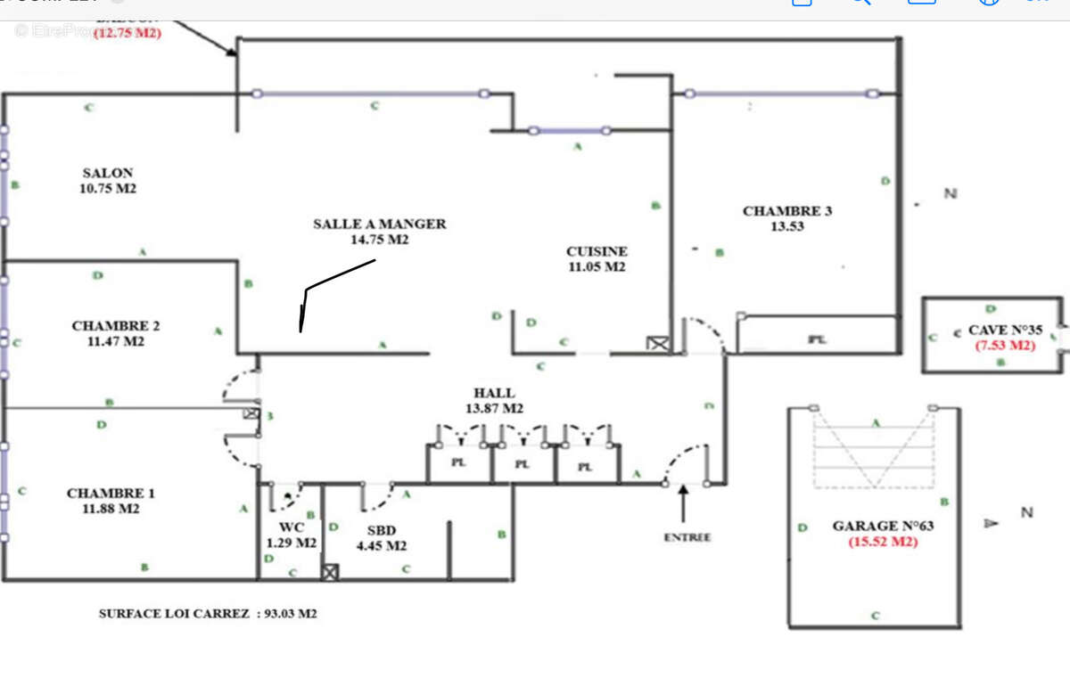 Appartement à ECHIROLLES