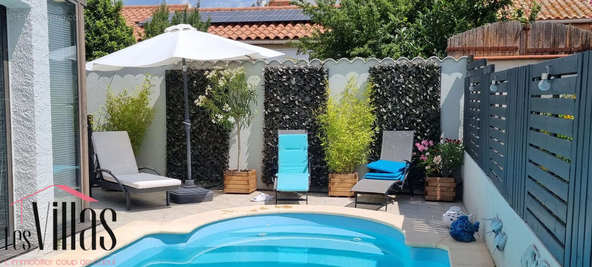 Narbonne - Quartier Maraussan - Maison 3 faces de 143 m2 avec piscine - photo 2