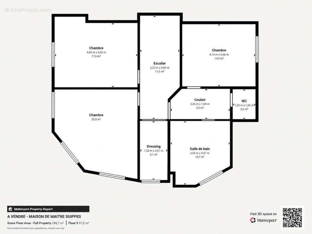 Suippes - à vendre - maison de maître - photo 4