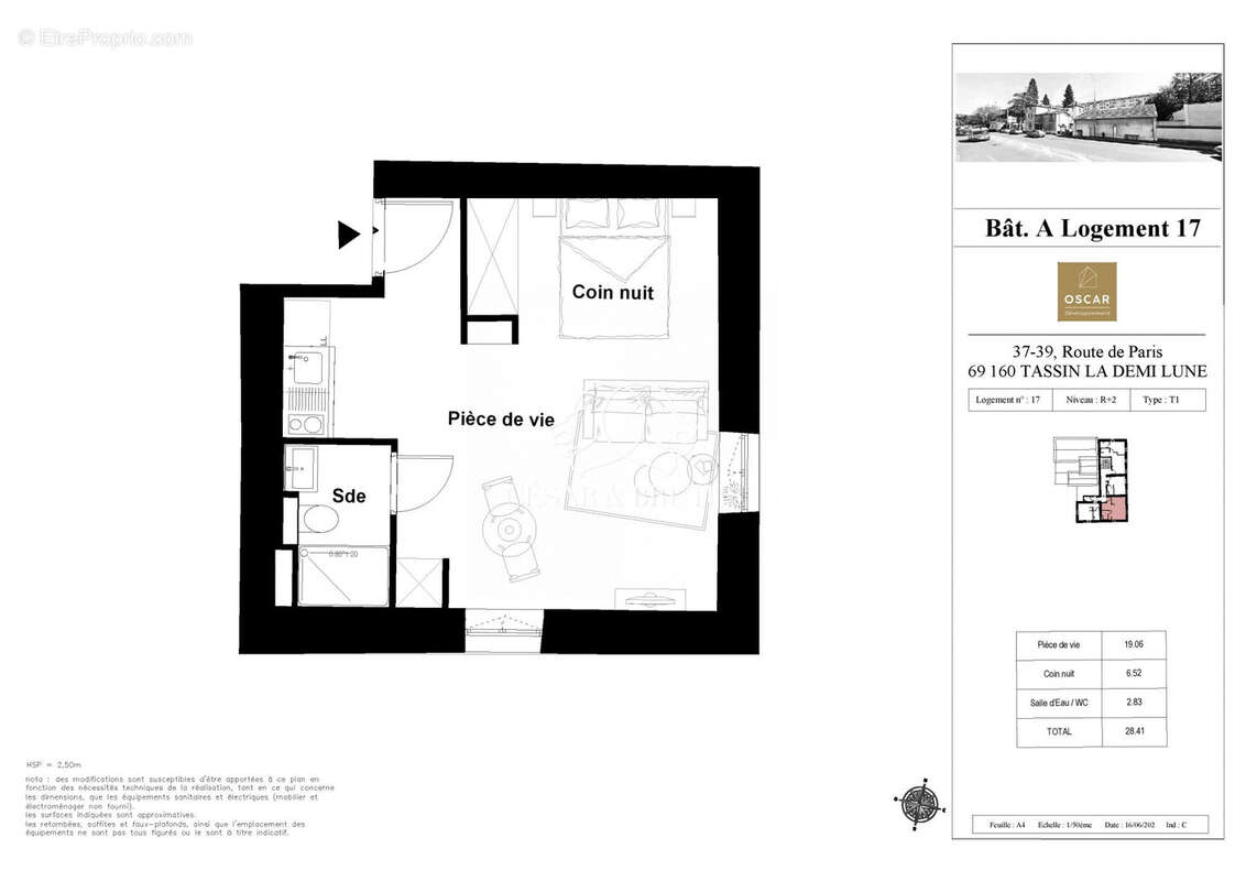 Appartement à TASSIN-LA-DEMI-LUNE