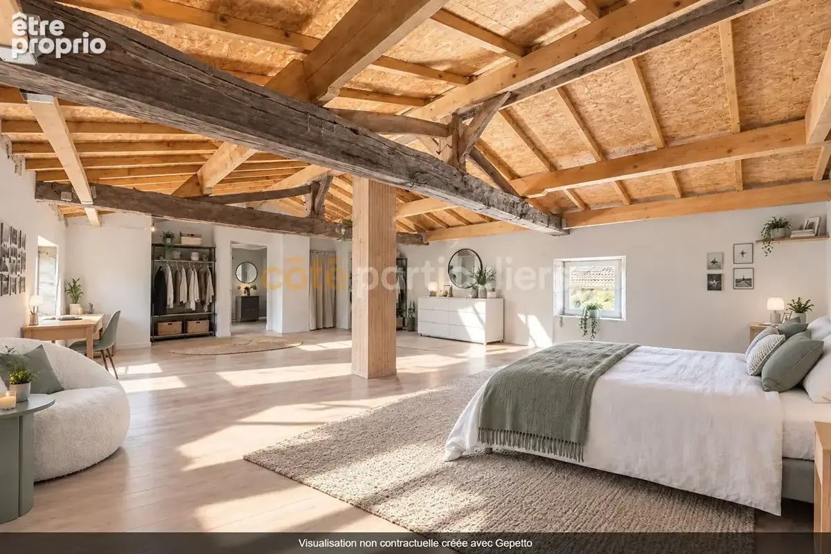 Corcoué-sur-logne -- maison 140 m2 possible -- beaucoup de potentiel -- calme -- grand terrain - photo 12