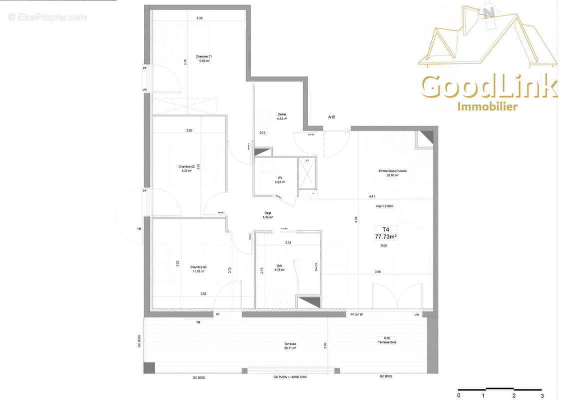 Appartement à SAINT-MARTIN-DE-HINX